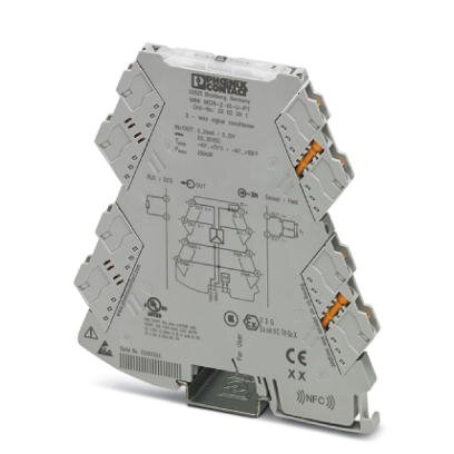Phoenix Contact Signal Converter; MINI MCR-2-I0-U-PT; 0 - 20mA IN; 0 - 10V OUT; 1 Output; 24VDC
